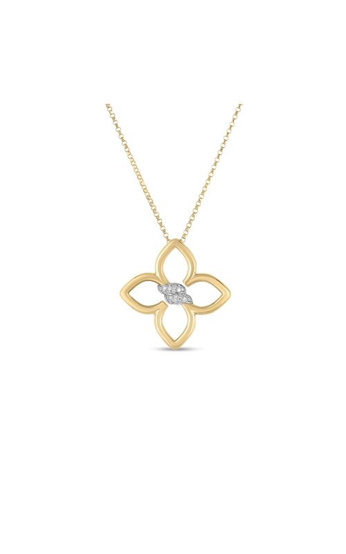 Roberto Coin .08ctw Diamond Cialoma Small Necklace