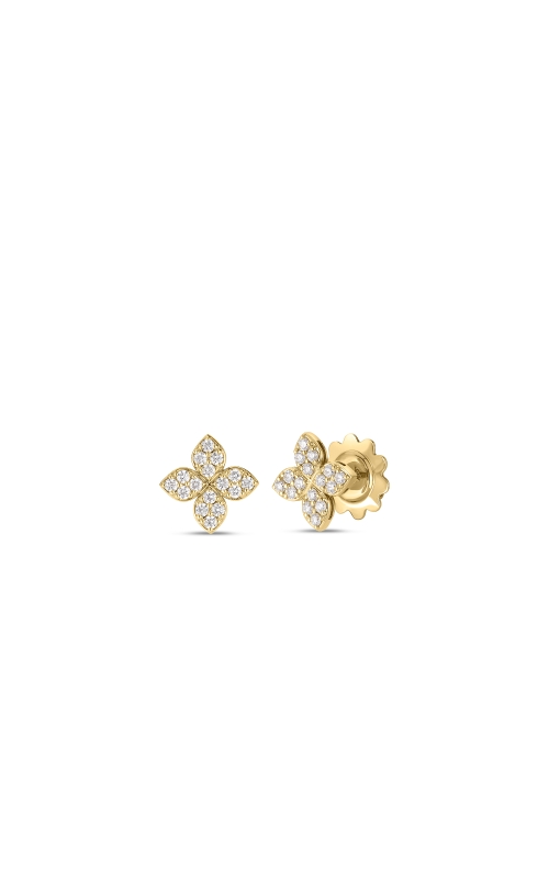 Roberto Coin .38ctw Diamond Flower Studs