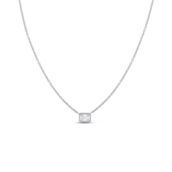 Roberto Coin 0.17ctw Emerald Cut Diamond Necklace