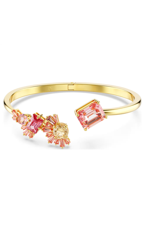 Swarovski Gema Pink Mixed Cut Bangle